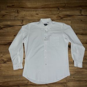 white button down